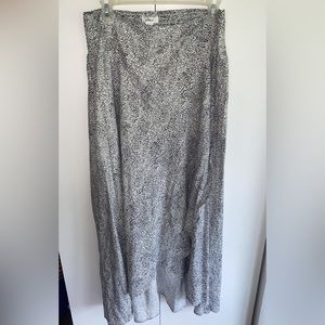 Leapord(?) Maxi Wrap skirt